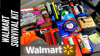 LEGIT Walmart Survival Kit: Homemade & Includes Knife, Water Filter, Tarp, Fire 🔥, Fishing Kit