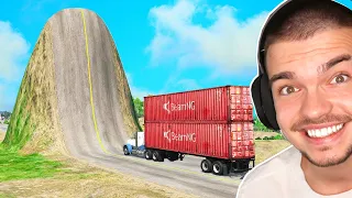 SAMOCHODY vs NIESAMOWITE GÓRKI! (BeamNG)