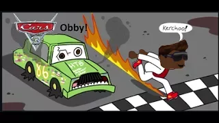CARS 3 OBBY!!! KERCHOO!!!! | ROBLOX