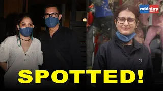 Spotted: Aamir Khan, Fatima Sana Shaikh & Shilpa Shetty on the streets of Mumbai