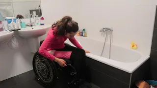 Quadriplegic | Transfer in the bathtub
