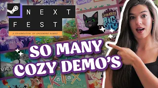 Play these FREE Cozy Game demo's on Steam (Next Fest 2023)