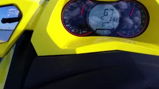 2015 Sea-Doo GTR Top Speed Run