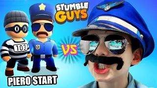 VIREI UM POLICIAL NO STUMBLE GUYS E BURLEI O JOGO - Piero Start Games