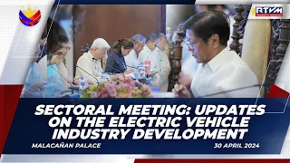 Sectoral Meeting: Updates on the Electric Vehicle Industry Development