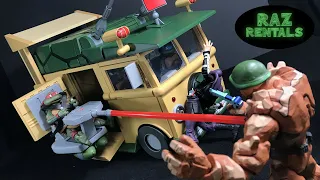 TMNT NECA Fred Wolf Turtle Van Toy Review and Discussion Part 2 Teenage Mutant Ninja Turtles