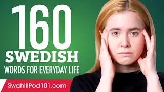 160 Swedish Words for Everyday Life - Basic Vocabulary #8