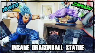 THE BEST DRAGON BALL STATUE YOU EVER SEEN | VEGITO BLUE CLASHING WITH ZAMASU! XCEED RESIN STATUE