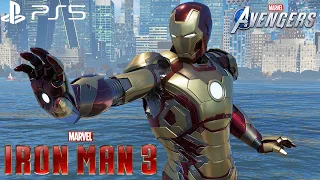 Marvel's Avengers - NEW MCU Iron Man Mark 42 Suit Gameplay 4K 60FPS (PlayStation 5)