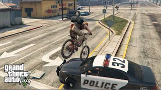 ESCAPE THE COPS WITH NICE BIKE GTA5