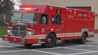 Hartford, CT Fire Department Tac 1 Responding