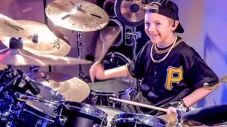 FIGHT FOR YOUR RIGHT (8 year old Drummer) Drum Cover by Avery Drummer Molek