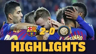 BARÇA 2-0 INTER MILAN | Match highlights