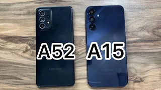 Samsung Galaxy A52 vs Samsung Galaxy A15