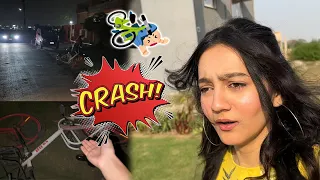 Cycling krtey huay accident 😱 itneyy dogs pichay par gye | Rabia Faisal