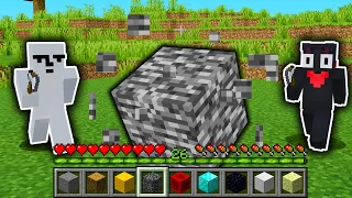 Minecraft Manhunt, but I can eat blocks...