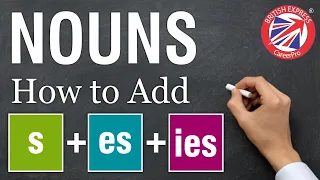 Singular and Plural Nouns || How to add s, es and ies to the Nouns