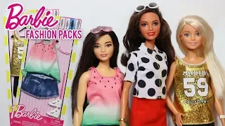 BARBIE FASHION PACK REVIEW For Curvy Tall Petite & Original Barbie Fashionistas Dolls!