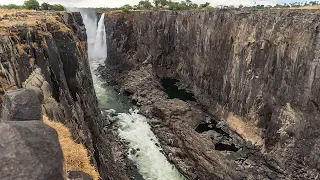 Victoria Falls hit by severe drought