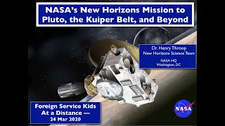 NASA's New Horizons Mission to Pluto, the Kuiper Belt, and Beyond