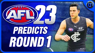 AFL 23 Predicts Round 1 2024