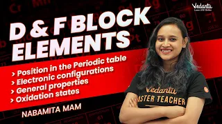 D & F Block elements Part 01 Class 12 | Detail Revision |NCERT Chapter 8 | JEE and Boards