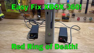 XBOX 360 Red Ring of Death Due to Power Failure! Easy Fix and Diagnosis! Fix XBOX Red Ring Problem!