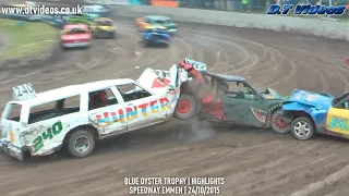 2015 Blue Oyster Trophy | Banger Racing | Highlights | Speedway Emmen