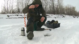 Нашел заветное местечко,где зимует лещ! Рыбалка на Оби в феврале