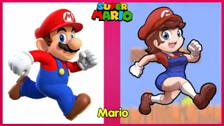 Super Mario Bros Characters As Gender Swap Version.