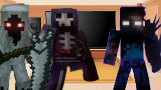 Red Legion Reacts to Entity 303(Me) And Dreadlord Vs Herobrine Part 1