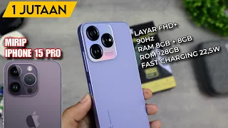 HP 1 JUTAAN DESAIN RASA IPHONE 15 PRO | CAKEP EUY! Unboxing ZTE BLADE V50 DESIGN