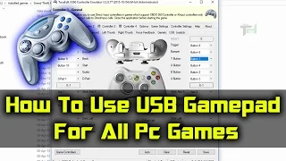 How To Play All Games Using USB PC Gamepad | [Hindi]