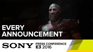 Every Announcement from Sony's E3 2016 Press Conference