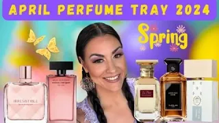 April Perfume Tray 2024| Perfume Collection #newvideo #perfumecollection #perfume #fragrances