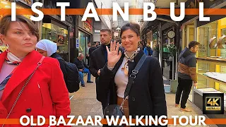 ISTANBUL TURKEY 2022 GRAND BAZAAR,OLD BAZAAR,EMINONU BAZAAR,SIRKECI WALKING TOUR | 4K UHD 60FPS