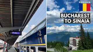 $4.60 TRAIN TO SINAIA || Bucharest to Sinaia, Sim Cards and Lunch