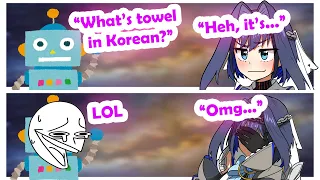 Chat Goes Crazy After Kronii Says Towel In Korean