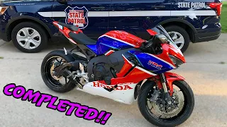 Rebuilding A Wrecked 2019 Honda CBR10000RR (Part 9)