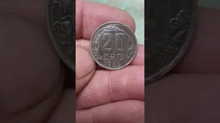 Чистим Медно-никелевую монетку. Ранний совет. Reinigen einer Kupfer-Nickel-Münze  #metaldetecting