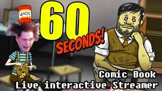 60 Seconds! Gameplay, Review, and live stream!