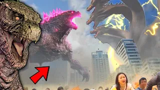 Evolved Godzilla vs Ghidorah in Real Life