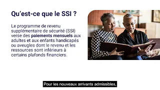 Demande de revenu de sécurité supplémentaire (SSI)​​