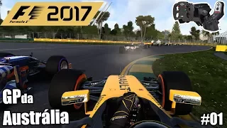 F1 2017 GP da Austrália! Gameplay Modo Carreira #01