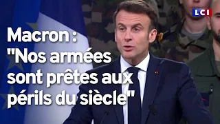 Emmanuel Macron dévoile le futur de l'armée française - son discours en intégralité