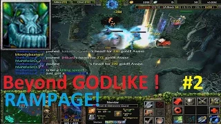 DotA 6.83d - Slardar Beyond GODLIKE ! #2 (RAMPAGE)