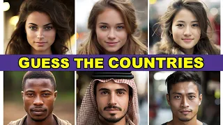 Guess the Country 4 - Average Faces of 48 Countries #trivia