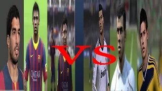 Messi,Neymar,Suarez  vs  Ronaldo,Bale,James FIFA 14 Part 2