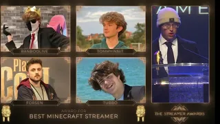 Tommyinnit wins Best Minecraft Streamer Award