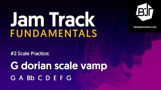 G dorian scale vamp Jam Track - BJTF #2-8